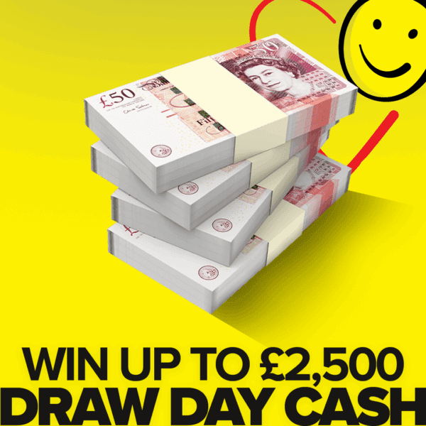 Live Draw Day Cash Win Up To £2,500