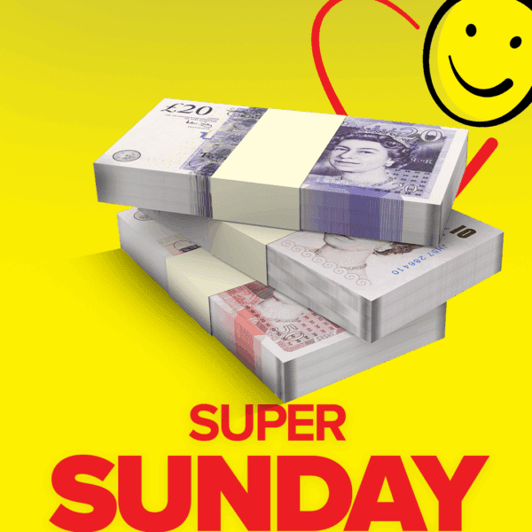Super Sunday Win Up To £3,500