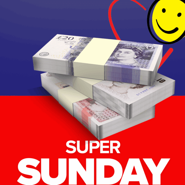 Super Sunday Win Up To £3,500