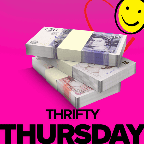 Thrifty Thursday Win Up To £1,500