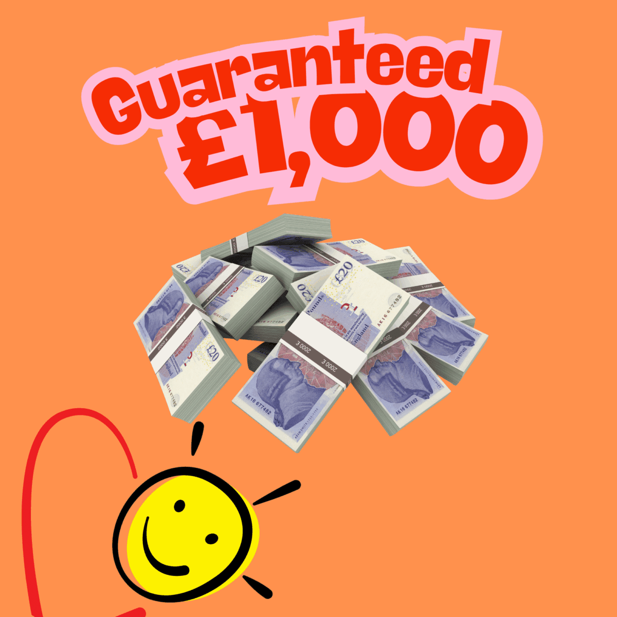 £1,000 Cash