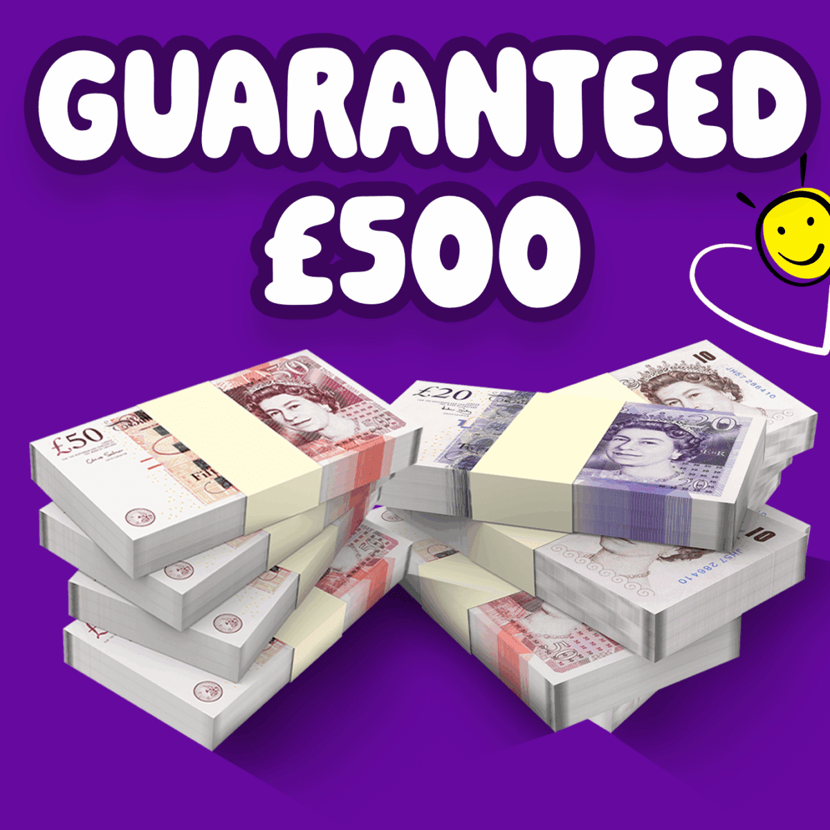 Guaranteed £500