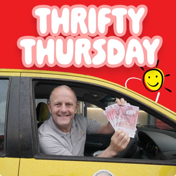 Thrifty Thursday Win Up To £3,000