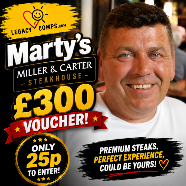 Marty's Miller & Carter &pound;300 Voucher